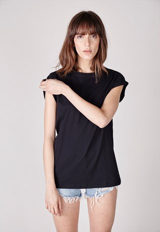 THE SEPT BOYFRIEND TEE BLACK