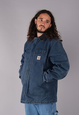 Vintage Carhartt arctic jacket in navy blue.