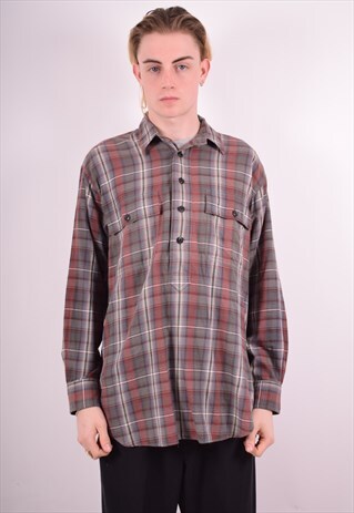 POLO RALPH LAUREN MENS VINTAGE SHIRT LARGE MULTI 90S