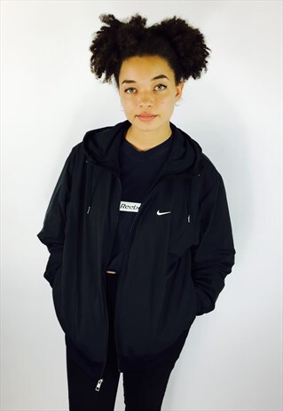 NIKE BLACK WINDBREAKER