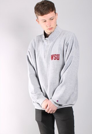 VINTAGE CHAMPION 1/4 ZIP SWEATSHIRT