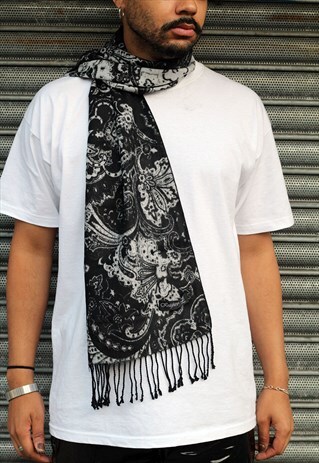 KNIGHTSBRIDGE SILK TWO TONE PURE SILK SCARF