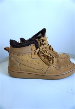 Vintage Nike Felted Air Sneakers Boots Warm Inside