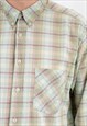 MARLBORO VINTAGE PLAID SHIRT LONG SLEEVE TOP