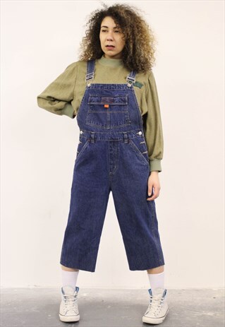 VINTAGE BLUE DENIM DUNGAREES