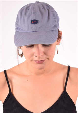 NIKE WOMENS VINTAGE CAP ONE SIZE BLUE 90S