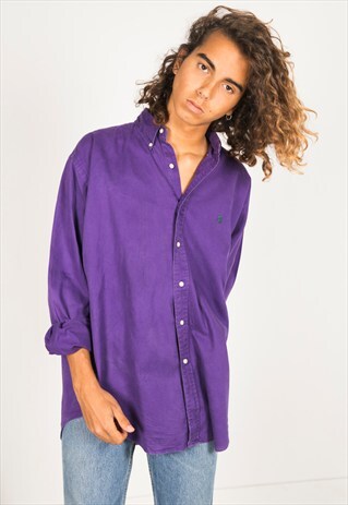 LAST UNIT SALE / VINTAGE 80S POLO RALPH LAUREN SHIRT