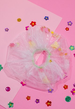 LILLY - HANDCRAFTED FESTIVAL BUTTERFLY FAIRY FILLED SCRUNCHY
