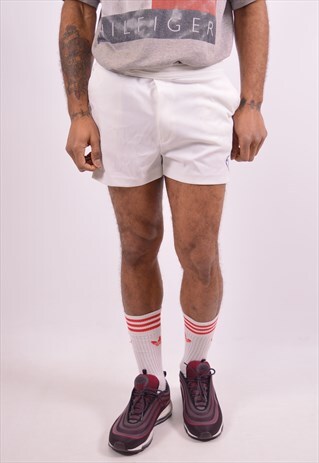 SERGIO TACCHINI MENS VINTAGE SHORTS W32 WHITE 90S