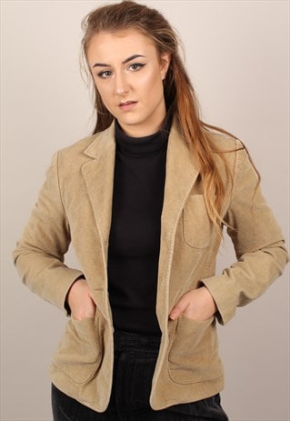 VINTAGE BURBERRY CORD BLAZER JACKET ASM1577