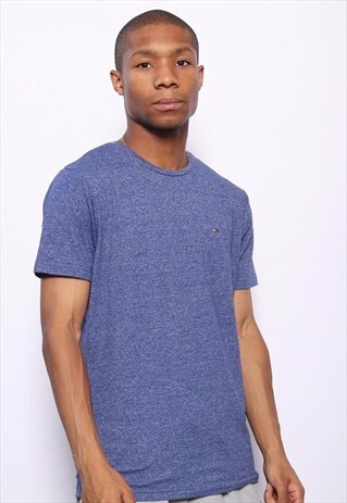 VINTAGE TOMMY HILFIGER LOGO T-SHIRT BLUE