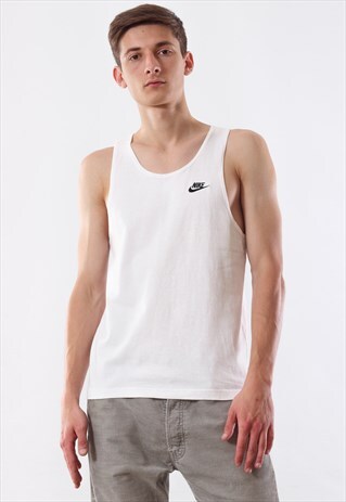 VINTAGE NIKE TANK TOP 90S WHITE