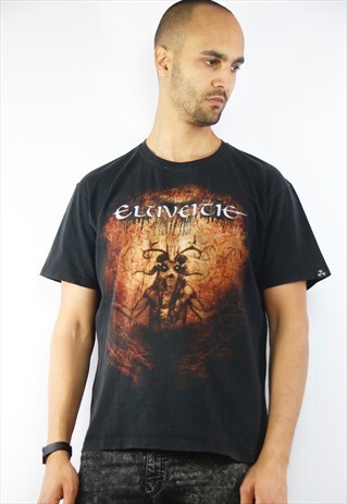 BAND T-SHIRT BLACK / 90S BAND T-SHIRT / ELUVEITIE