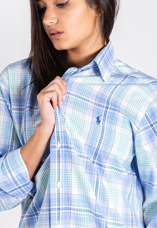 VINTAGE 80S POLO RALPH LAUREN SHIRT / S8598