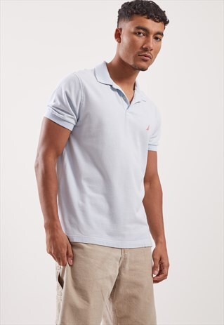 VINTAGE NAUTICA SHORT SLEEVE POLO TOP