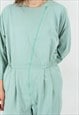 WORKER COVERALL JUMPSUIT UTILITY BOILERSUIT MINT CHORE PAINT