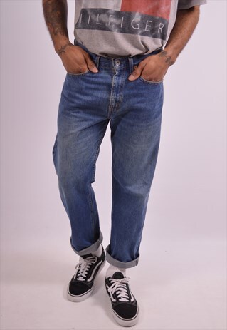 LEVI'S MENS VINTAGE JEANS W32 L28 BLUE 90S