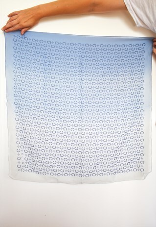 VINTAGE CELINE MONOGRAM SHEER SILK SCARF