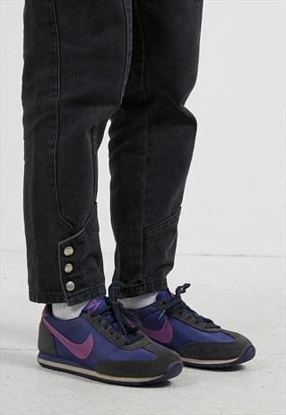 VINTAGE BLACK NAVY PURPLE NIKE TRAINERS