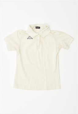 Vintage Kappa Polo Shirt Off White