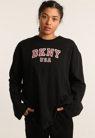 VINTAGE DKNY PRINTED LOGO SWEATSHIRT