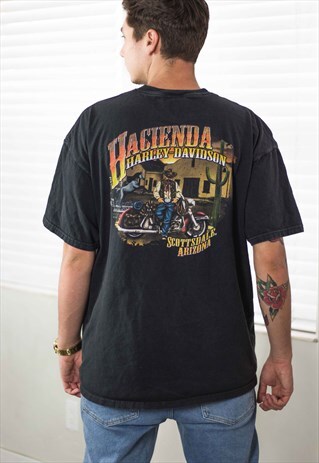 VINTAGE HARLEY DAVIDSON T-SHIRT LOGO 90S XXL 10.9