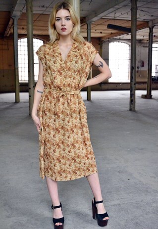 80'S VINTAGE DRESS WITH PATTERNS