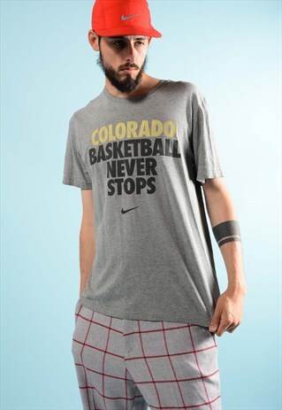 NIKE VINTAGE NIKE COLORADO BASKETBALL TEE SHIRT