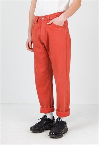 VINTAGE RED HIGHLANDS DENIM JEANS