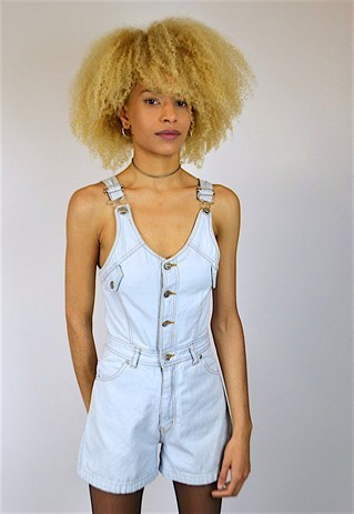 VINTAGE 90'S DUNGAREE SHORTS