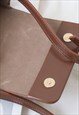 MEN'S LEATHER VERTICAL SMALL SQUARE BAG