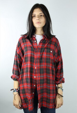 VINTAGE FLANNEL SHIRT CHECKED