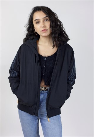 VINTAGE ADIDAS 90'S BLACK SPORTS JACKET