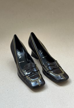 Vintage Prada Brown Heels Boots