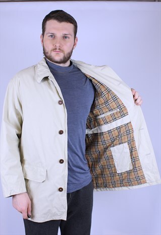 90S VINTAGE BURBERRY TRENCH COAT JACKET