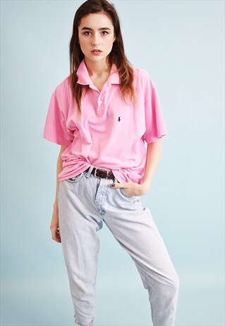 90'S RETRO RALPH LAUREN POLO OVERSIZED T-SHIRT TOP TEE
