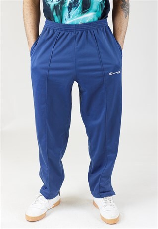 VINTAGE CHAMPION NAVY TRACKSUIT BOTTOMS