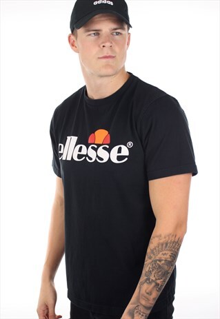 VINTAGE ELLESSE SPELL OUT T SHIRT TEE