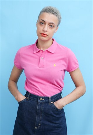 RALPH LAUREN PINK POLO SHIRT