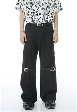 Men's Knee Belt Design Pants SS2023 VOL.4