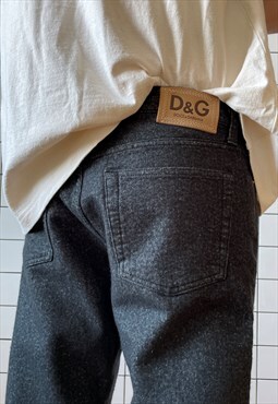 Vintage DOLCE GABBANA Jeans Denim Pants Grey