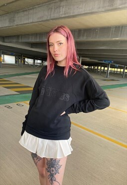 Vintage Y2k 90s adidas Classic 3 Stripe Sweatshirt