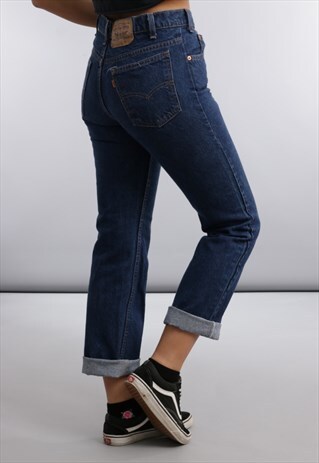 VINTAGE LEVI'S 517 HIGH WAISTED MOM JEANS Q06