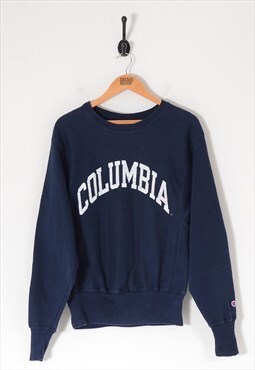 Vintage CHAMPION Columbia Reverse Weave Sweatshirt S BV9969