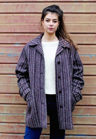 VINTAGE DAKS TWEED WINTER COAT