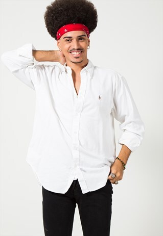 VINTAGE 80S POLO RALPH LAUREN SHIRT / 0080 / 100