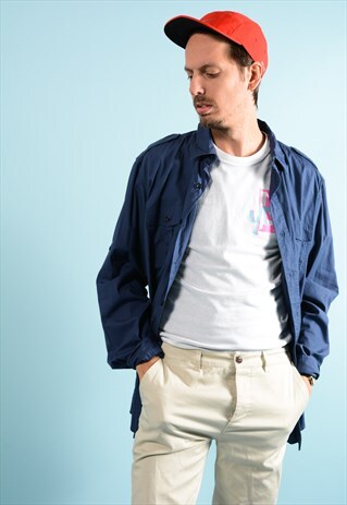 CHAPS VINTAGE BLUE CHAPS SHIRT