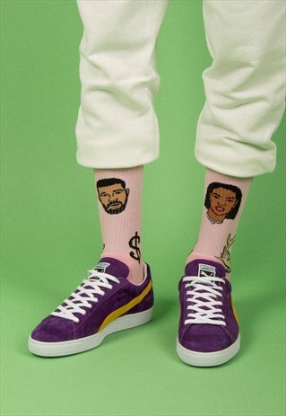 HOT LINE PINK SOCKS