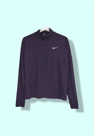 VINTAGE NIKE WINDBREAKER SWEATSHIRT IN PURPLE S