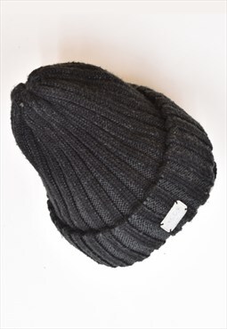 Vintage 90's Champion Beanie Hat Black